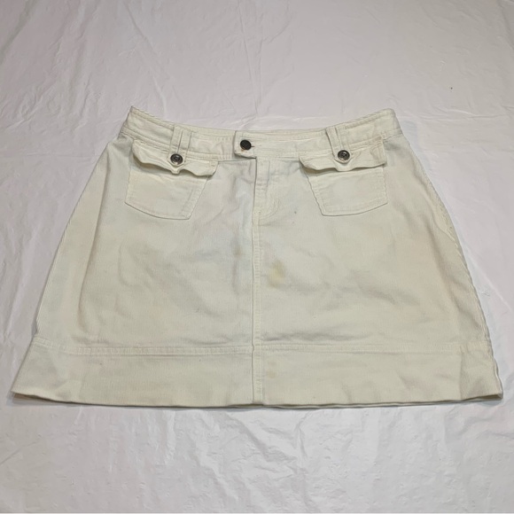Patagonia Dresses & Skirts - Patagonia Corduroy White Very Stained Skirt Womens 10